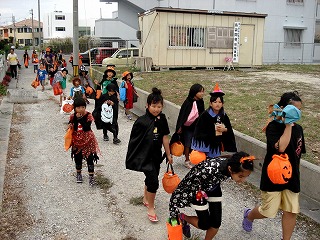 南上原子ども会でハロウィン 中城村 心豊かな暮らし 住みたい村 とよむ中城