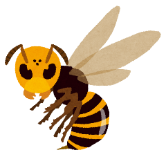 スズメバチのイラスト