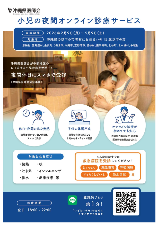 夜間オンライン診療サービスについて1