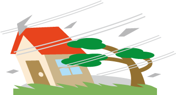 台風のイメージ