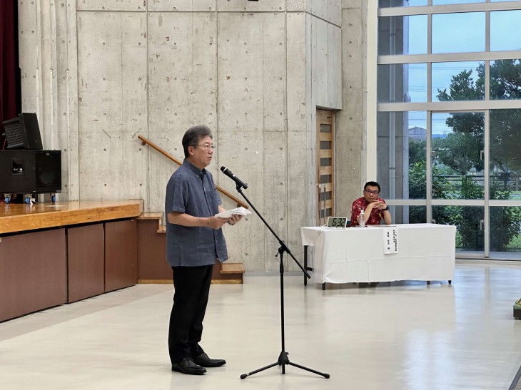 開会あいさつ（中城村長）