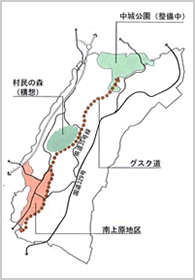 グスクのみち地図